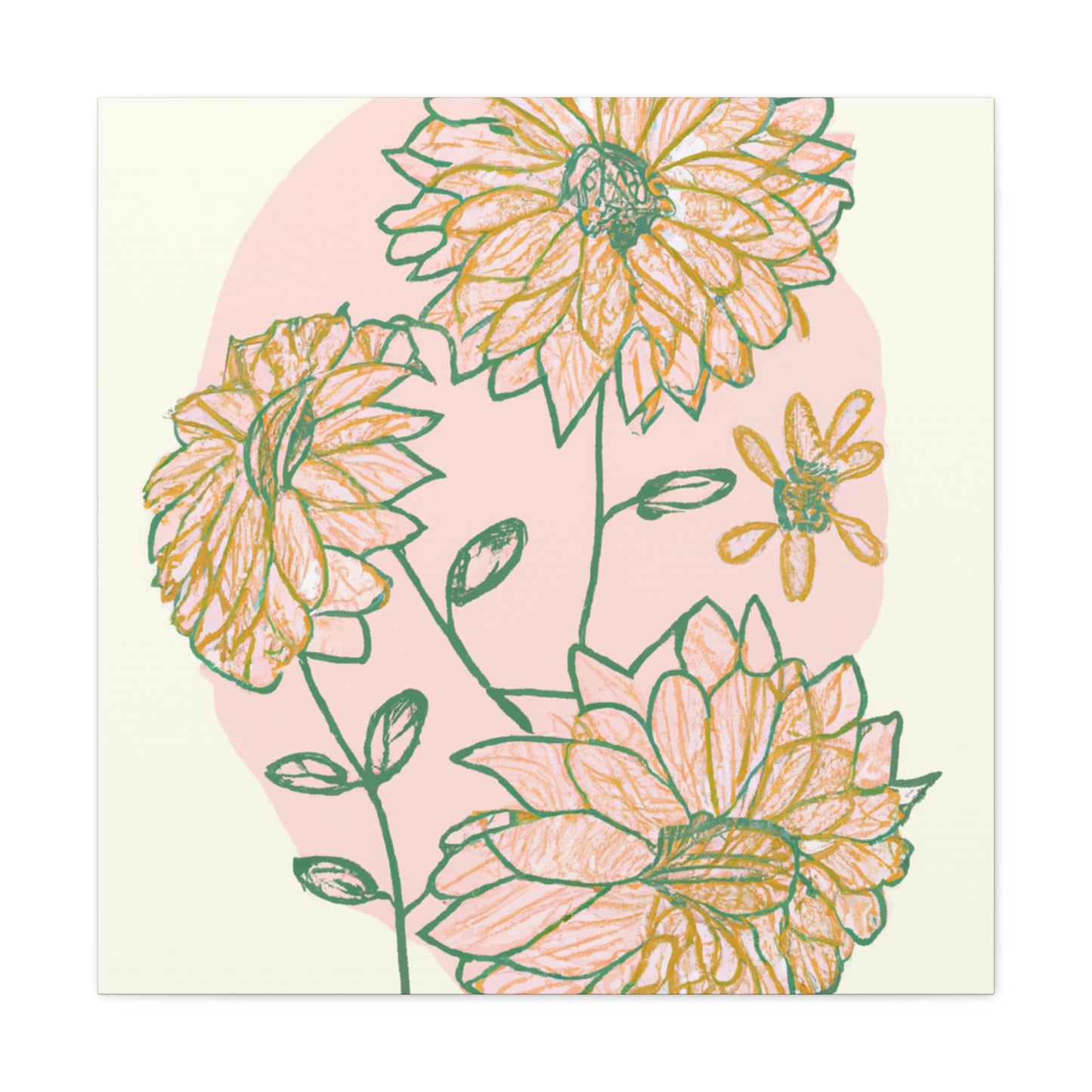 Sheila's Floral Canvas - Canvas - The Mommy Shoppe