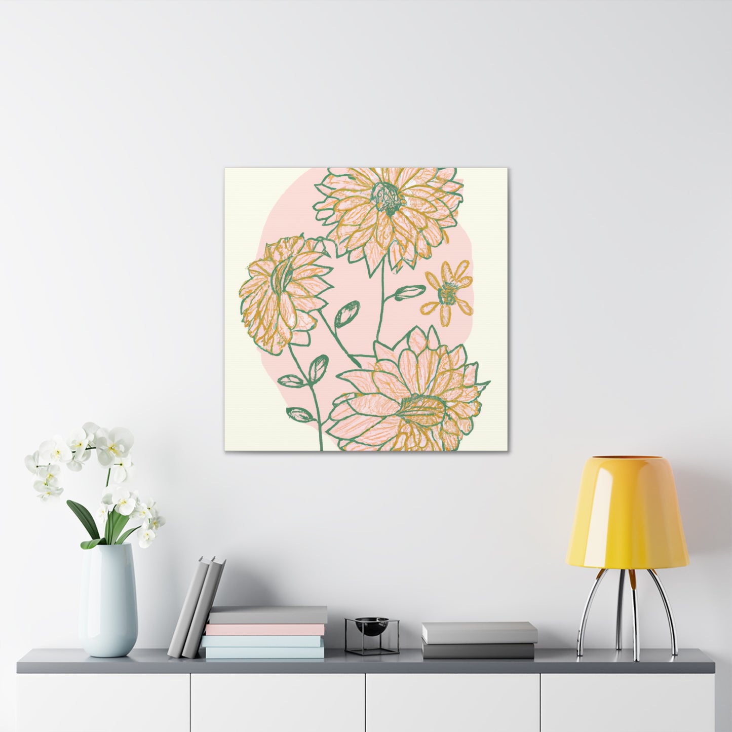 Sheila's Floral Canvas - Canvas - The Mommy Shoppe