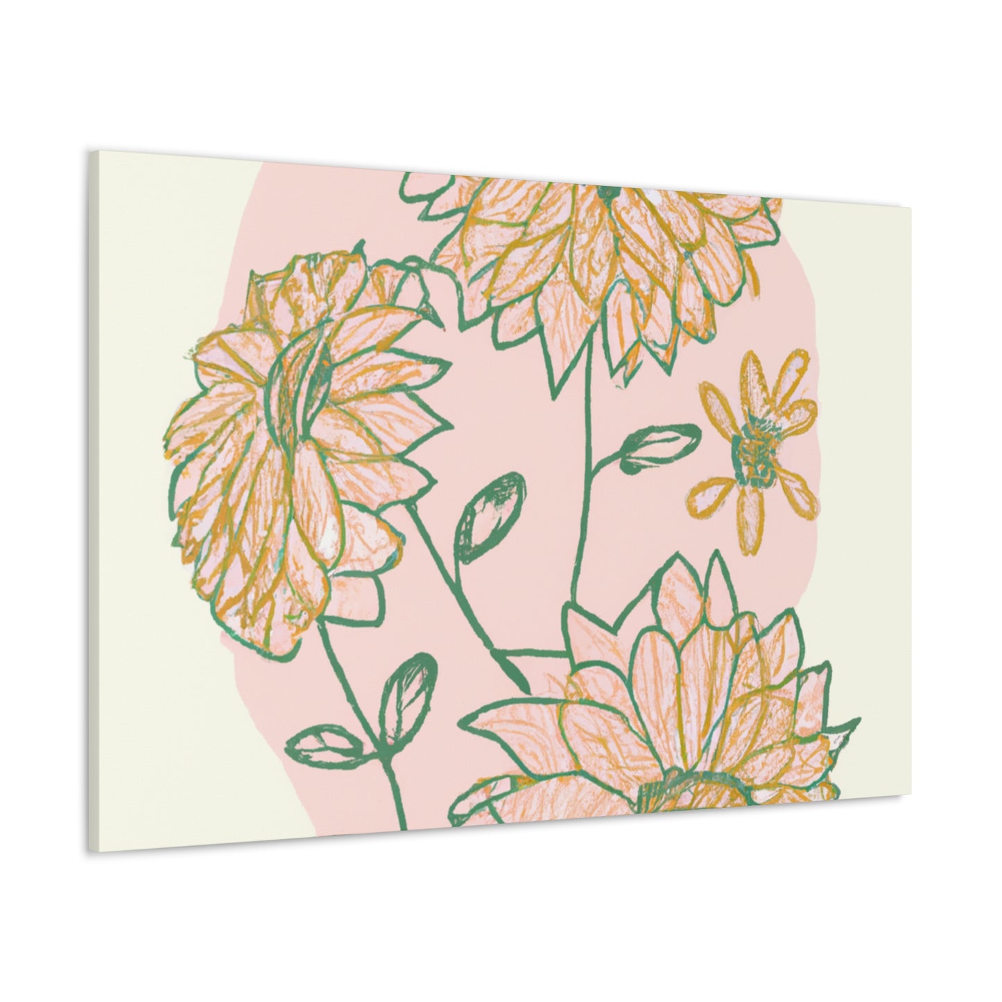 Sheila's Floral Canvas - Canvas - The Mommy Shoppe